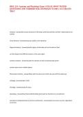 BIOL 251- Anatomy and Physiology Exam 1 EXAM&comma; MOST TESTED QUESTIONS AND VERIFIED SOLUTIONS&sol;GET IT 100&percnt; ACCURATE&excl;&excl; 2026&excl;&excl;&NewLine;