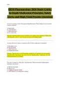 HESI Pharmacology 2026 Study Guide&colon; In-Depth Medication Principles&comma; Safety Alerts&comma; and High-Yield Practice Questions