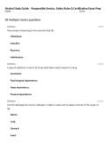 Alcohol Study Guide &ndash; Responsible Service&comma; Safety Rules & Certification Exam Prep