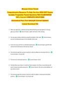 Missouri Driver Permit  &NewLine;Comprehensive Resource To Help You Ace 2026-2027 Exams &NewLine;Includes Frequently Tested Questions With ELABORATED &NewLine;100&percnt; Correct COMPLETE SOLUTIONS &NewLine;Guaranteed Pass First Attempt&excl;&excl; Current Update&excl;&excl; &NewLine;Instant Download Pdf