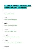 ILE FULL STUDY SHEET QUESTIONS AND&NewLine;CORRECT ANSWERS COLLECTION