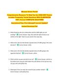 Missouri Driver Permit &NewLine;Comprehensive Resource To Help You Ace 2026-2027 Exams &NewLine;Includes Frequently Tested Questions With ELABORATED &NewLine;100&percnt; Correct COMPLETE SOLUTIONS &NewLine;Guaranteed Pass First Attempt&excl;&excl; Current Update&excl;&excl; &NewLine;Instant Download Pdf