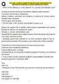 CON 1400V &ndash; Contract Administration Final Exam &lpar;FAR-Based Practice Questions with Answers&rpar;