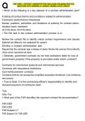 CON 1400V &ndash; Contract Administration Final Exam &lpar;FAR-Based Practice Questions with Answers&rpar;