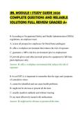 JBL MODULE 1 STUDY GUIDE 2026&NewLine;COMPLETE QUESTIONS AND RELIABLE&NewLine;SOLUTIONS FULL REVIEW GRADED A&plus;