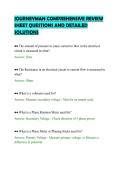 JOURNEYMAN COMPREHENSIVE REVIEW&NewLine;SHEET QUESTIONS AND DETAILED&NewLine;SOLUTIONS&NewLine;