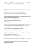 MICC Enhanced COR Training Exam Questions and Answers &lpar;Verified Answers&rpar; Updated &lpar;Actual Exam&rpar; LATEST VERSION&excl;&excl;&NewLine;