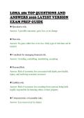 LOMA 280 TOP QUESTIONS AND&NewLine;ANSWERS 2026 LATEST VERSION&NewLine;EXAM PREP GUIDE&NewLine;