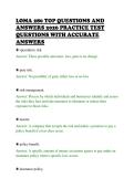LOMA 280 TOP QUESTIONS AND&NewLine;ANSWERS 2026 PRACTICE TEST&NewLine;QUESTIONS WITH ACCURATE&NewLine;ANSWERS&NewLine;