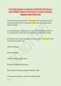 CA Crematory Manager Exam Questions with Detailed Verified Answers &NewLine;&lpar;latest 2026&vert;2027 updates&rpar; Already Graded A&plus;&vert; Cremation&comma; Hydrolysis&comma; &NewLine;Compliance&comma; Health & Safety Code