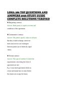 LOMA 280 TOP QUESTIONS AND&NewLine;ANSWERS 2026 STUDY GUIDE&NewLine;COMPLETE SOLUTIONS VERIFIED&NewLine;