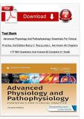 Advanced Physiology and Pathophysiology&colon; Essentials for Clinical Practice 1st Edition &vert; Test Bank&comma; Study Guide & Exam Prep &vert; Instant Download