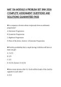 MAT 136 MODULE 6 PROBLEM SET SNH 2026&NewLine;COMPLETE ASSIGNMENT QUESTIONS AND&NewLine;SOLUTIONS GUARANTEED PASS&NewLine;