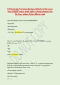 NLN Pharmacology Practice Exam Questions with Detailed Verified Answers &lpar;latest 2026&vert;2027 updates&rpar; Already Graded A&plus;&vert; Dosage Calculations&comma; Drug Side Effects&comma; Antidotes&comma; Pediatric & Geriatric Meds 