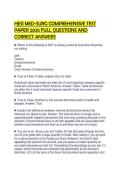 HESI PN MED SURG EXAM REVIEW LATEST&NewLine;2020&sol;2021 CERTIFICATION REVIEW SET&NewLine;2026 QUESTIONS WITH ANSWERS GRADED&NewLine;A&plus;