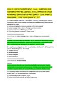 COG170 COGITO FUNDAMENTALS EXAM &ndash; QUESTIONS AND &NewLine;ANSWERS &vert; VERIFIED AND WELL DETAILED ANSWERS &vert; PLUS &NewLine;RATIONALES &vert; GUARANTEED PASS &vert; LATEST EXAM UPDATE &vert; &NewLine;EXAM PREP &vert; STUDY GUIDE &vert; PRACTICE TEST 
