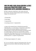HESI PN MED SURG EXAM REVIEW LATEST&NewLine;2020&sol;2021 COMPREHENSIVE TEST PAPER&NewLine;2026 QUESTIONS WITH ANSWERS GRADED&NewLine;A&plus;