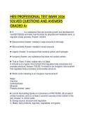 HESI PN MED SURG EXAM REVIEW LATEST&NewLine;2020&sol;2021 ACTUAL EXAMINATION 2026&NewLine;QUESTIONS WITH ANSWERS GRADED A&plus;