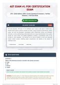 AST Exam -1 for certification exam 170&plus; &lpar;2026 Edition&rpar; 100&percnt; Correct Questions & Answers   Verified Solutions   Full Exam Bank