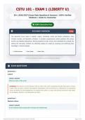 CSTU 101 - Exam 1 &lpar;Liberty U&rpar; 30&plus; &lpar;2026&sol;2027&rpar; Exam-Style Questions & Answers 100&percnt; Verified Solutions Grade A&plus; Guarantee
