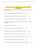 BSA Quiz 1 &vert; Questions with 100&percnt; Correct Answers 2025&sol;2026 UPDATE &vert;&NewLine;Verified Solutions