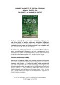 Solution Manual for Business in Context 8th Edition by David Needle & Jane Burns &vert; Chapter 1&ndash;14 Comprehensive Solutions Manual &vert; Business Studies Instructor Guide