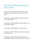 POLS 2302 Exam 2 Review Questions With Correct Answers&period;
