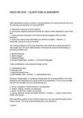 NSG3180 UNIT 1 QUESTIONS & ANSWERS