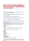 MDC 3 EXAM 1 SOLVED QUESTIONS WITH 100&percnt; CORRECT ANSWERS 2026 LATEST UPDATE