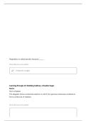 BIO 100 EXAM 4 QUESTIONS WITH CORRECT ANSWERS