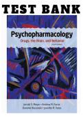 Full Premium Test Bank & Advanced Solution Manual for Psychopharmacology&colon; Drugs&comma; the Brain&comma; and Behavior 4th Edition by Jerrold S&period; Meyer&comma; Andrew M&period; Farrar&comma; Dominik Biezonski&comma; and Jennifer R&period; Yates Complete Chapter-by-Chapter Evaluation Metrics Verified Qu