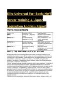 2026&sol;2027 North West Territories SafeServe Certification Exam Ultimate Test Bank & Study Guide &vert; 20&plus; Elite Grandmaster Questions&comma; Comprehensive Distractor Rationales & Liquor Legislation Analysis