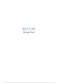 Religious Study AQA GCSE Short Course Revision Notes