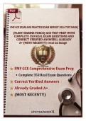 FMF GCE EXAM AND PRACTICE EXAM NEWEST 2026 TEST BANK&vert; &lpar;FLEET MARINE FORCE&rpar; GCE TEST PREP WITH COMPLETE 350 REAL EXAM QUESTIONS AND CORRECT VERIFIED ANSWERS&sol; ALREADY GRADED A&plus; &lpar;MOST RECENT&excl;&excl;&rpar;