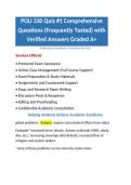 POLI 330 Quiz &num;1 Comprehensive Questions &lpar;Frequently Tested&rpar; with Verified Answers Graded A&plus;
