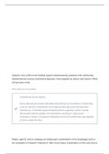 NUR 376 PATHOPHYSIOLOGY EXAM 1 QUESTIONS WITH CORRECT ANSWERS