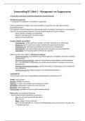 Samenvatting Kennis Blok 3 Deeltentamen 2 &vert; Management Zorgprocessen &vert; EUR