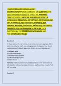  FMGE &lpar;FOREIGN MEDICAL GRADUATE &NewLine;EXAMINATION&rpar; PRACTICE EXAM WITH 100 QUESTIONS&period; THE &NewLine;QUESTIONS ARE DESIGNED TO MATCH THE HIGH-YIELD &NewLine;TOPICS FOR FMGE&colon; MEDICINE&comma; SURGERY&comma; OBSTETRICS & &NewLine;GYNECOLOGY&comma; PEDIATRICS&comma; ORTHOPEDICS&comma; OPHTHALMOLOGY&comma; &NewLine;ENT&comma; PHARMACOL