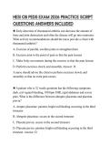 HESI OB MATERNITY V1 INTEGRATED&NewLine;EXAMINATION GUIDE 2026 QUESTIONS&NewLine;WITH ANSWERS GRADED A