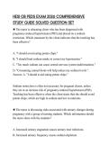 HESI OB PEDS EXAM 2026 PRACTICE SCRIPT&NewLine;QUESTIONS ANSWERS INCLUDED