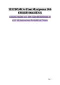 Test Bank Farm Management 10th Edition by Ronald Kay William Edwards Patricia Duffy ISBN 9781264532643 A&plus;