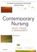 test  bank  for Contemporary Nursing&colon; Issues&comma; Trends&comma; and Management&comma; 8th edition by jacobs&comma;cherry &NewLine;