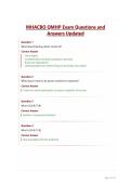 MHACBO QMHP Exam Questions and Answers Updated&NewLine;
