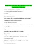 ISYE-6644 Simulation-QUESTIONS WITH ALL&NewLine;CORRECT ANSWERS&excl;
