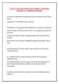 CON 237 DAU QUESTIONS AND CORRECT ANSWERS&vert;GRADED A&plus; &vert;VERIFIED ANSWERS&vert;