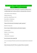 NU 545 Unit 2 Study Guide-QUESTIONS WITH&NewLine;ALL CORRECT ANSWERS&excl;