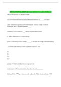 DBMS 3330 FINAL EXAM Questions and Answers Latest Graded A&plus;