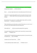 DBMS 3330 FINAL EXAM Questions and Answers Latest Graded A&plus;