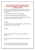 CON 2370 SIMPLIFIED ACQUISITION PROCEDURES QUESTIONS AND CORRECT ANSWERS&vert;GRADED A&plus; &vert;VERIFIED ANSWERS&vert;