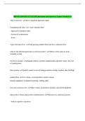 DBMS 3330 FINAL EXAM Questions and Answers Latest Graded A&plus;